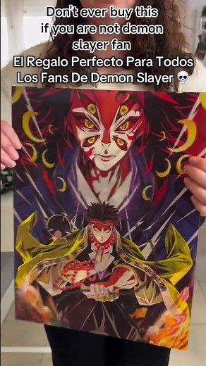 💎This Demon Slayer Sticker Actually MOVES?! 😱 #demonslayer #anime