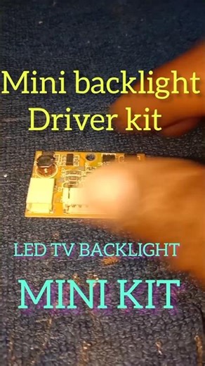 LED TV Backlight Hack 😎 #led #backlightdriverkit