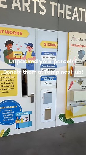 The @package.pals Sorting Session brought together volunteers who sorted, stacked and saved usable packaging from going to waste ♻️. Thank you to everyone who carved out time to be part of this. Your effort directly supports the circular movement here in Tampines. Got packaging that deserves a second life? Drop it at Our Tampines Hub! 📦💛 #OurTampinesHub #TakeMe2OTH #PackagePals #Recycling | Our Tampines Hub