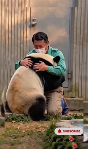 Fu Bao's Sweetest Hug Will Melt Your Heart! 🇨🇦♥️ ​#PandaLoversCanada​#FunnyPetMoments​#torontolife