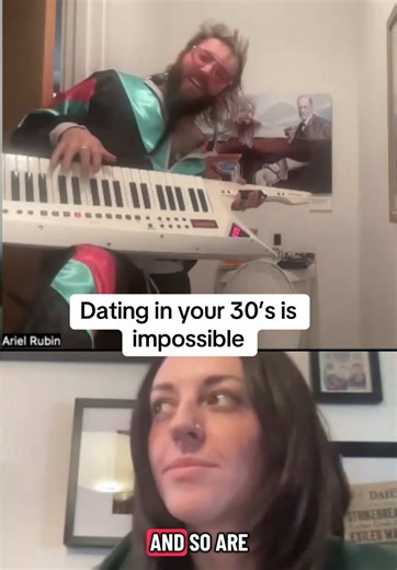 I met this keytar guy on Tinder and it makes me wonder if I will ever find love. #love #dating #funk #musician #tinder