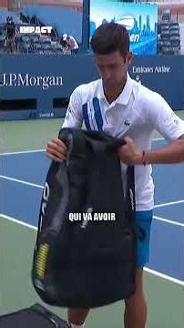 Le FAVORI DISQUALIFIÉ ❌ #sports #djokovic #usopen