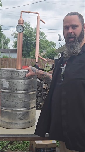 1.1M views · 19K reactions | Making a kegstill at home for Moonshine #diy #homebrew #distilling #howto #Moonshine | Phil Billy Moonshine | Facebook