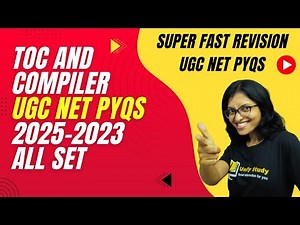 UGC NET PYQs TOC and Compiler|Super Fast Revision-UGC NET PYQs Computer Science|TG SET|WB SET|TRB
