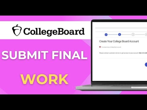 How to Submit Work as Final in College Board AP