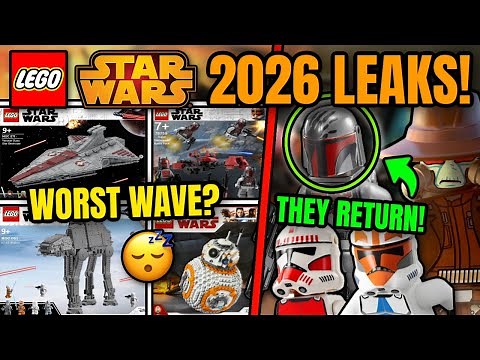 SO BORING! NEW 2026 LEGO Star Wars Set LEAKS! (Venator, Clone Battle Pack, AT-AT, Cad Bane, & More!)