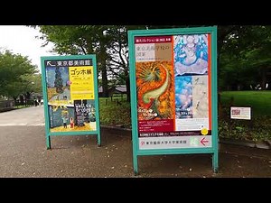 上野駅公園改札から東京都美術館のゴッホ展2021へ。From Ueno station to Tokyo metropolitan museum