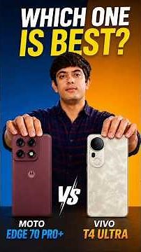 Moto Edge 70 Pro+ vs Vivo T4 Ultra | Which One Should You Buy? Best Phone Comparison! 🔥