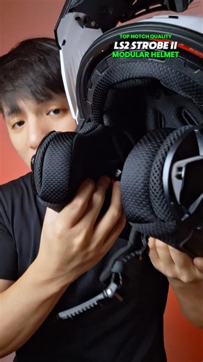9.6K views · 70 reactions |  LS2 Strobe II Helmet  Modular  Dual Visor  KPA Shell  ECE 22.06  Washable Liner  Hypoallergenic Inner Pad  Intercom Ready  SRP P5595 | MotoMouse | Facebook