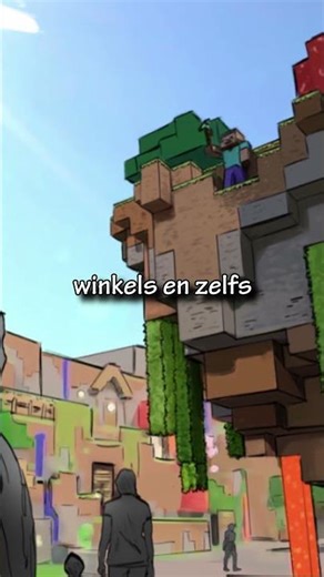 Minecraft to a real amusement park! #shorts #minecraft #amusementpark