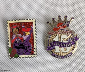 Red Hat Society Pin Set: 15th Anniversary Queen & Ladies Stamp Pins - Etsy UK
