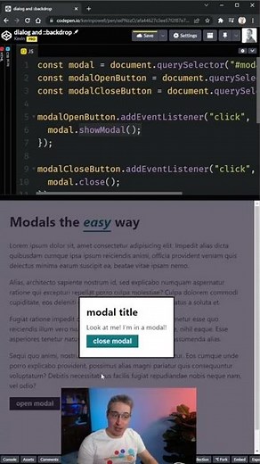 Modals made easy