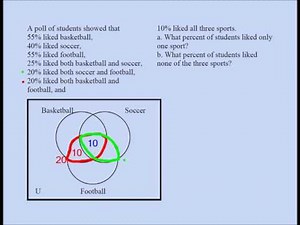 Three-set Venn Diagram Problem 01