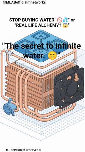 STOP BUYING WATER! 🚫💦" or "REAL LIFE ALCHEMY? 😱" ​#DIYTech #CleanWater #Peltier #WaterGenerator