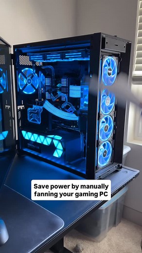 Manually fanning your gaming PC can help you save #signalrgb #pcgaming #pcgamer #gaming #pcsetup #pcbuild #gamer | SignalRGB