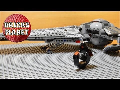 Darth Maul's Sith Infiltrator LEGO Star Wars 7961 set - Review, Stop motion, Time-Lapse build