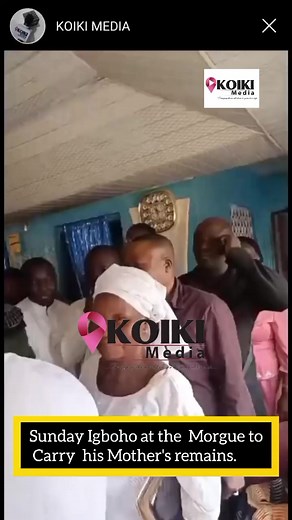 I can confirm that Chief Sunday Adeyemo aka Sunday Igboho is currently on his way to Igboho Town for the final burial of his mother MRS S.A.ADEYEMO. The body of MRS S.A ADEYEMO was picked up from the mortuary in SAKI TOWN some few hours ago.Olayomi KoikiSpokesmanChief Dr. Sunday Adeyemo, aka Sunday Igboho 22nd February 2024 | Koikimediaoduduwa