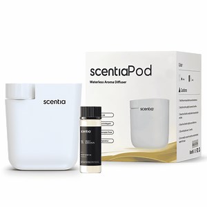Scentia Pod Wall Plug-in Waterless Diffuser, 1-Pack with 20ml Oil
