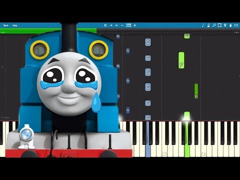 Thomas The Tank Engine Theme in a Minor Key Sounds Totally Different! SAD Piano Cover