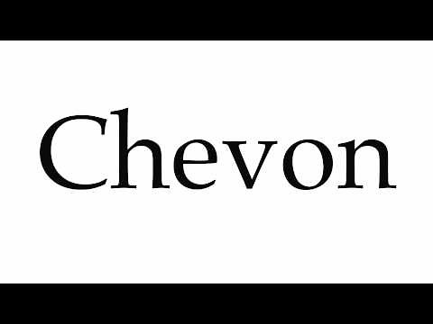How to Pronounce Chevon