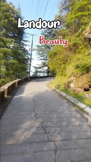 📍Landour beauty 🌸🏔 || Uttrakhand || Hill station || #travel #yt #youtubeshorts #shortvideo #viral