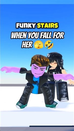 Falling Down the Stairs Meme 😁 #roblox #funny #shorts