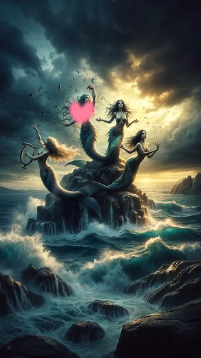 The Evil Mermaids in Greek Mythology Embark on a mythical voyage with 'Whispers of the Deep: The Siren's Call,' a captivating narrative that explores the treacherous beauty of the Sirens in Greek mythology. Journey alongside Odysseus as he navigates the perilous waters, entranced by the haunting melodies of these ethereal creatures. This tale of seduction, danger, and the strength of the human spirit will leave you spellbound, revealing the timeless allure of ancient myths. #greekmythology #m#me