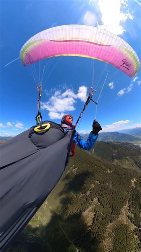 Plane slams into a paraglider’s canopy near Schmittenhöhe mountain in northern Austria. The woman, Sabrina, was captured on camera gliding through the air before a small plane came slamming into her parachute. The 44-year-old woman was able to untangle herself before deploying her reserve parachute. She safely landed and was rescued by a police helicopter."I actually still can’t believe that I’m sitting here typing this and apart from a few nasty bruises and some general contusions, nothing happ