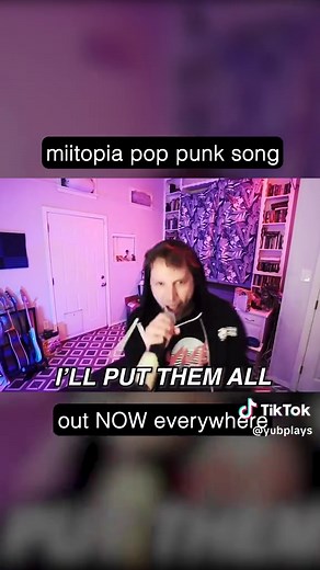 I love #miitopia so much that I made a #poppunk tribute #yub #fyp