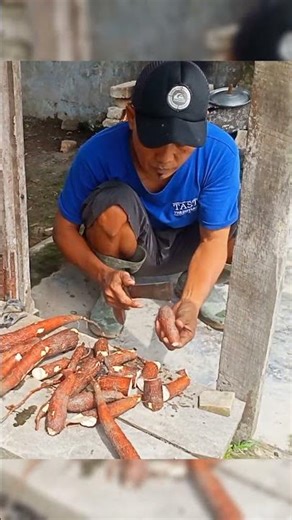 How to Cut Cassava (Yuca) Properly | Cooking Prep #Shorts