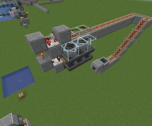 really fast minecart unloader 1350 items/min Minecraft Map