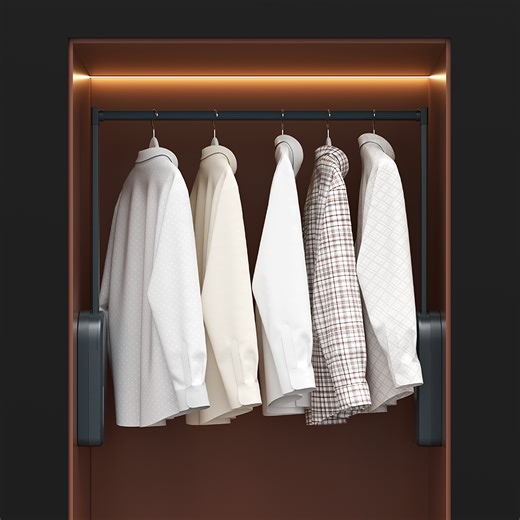 Watch How the AngelParticle Electric Pull Down Closet Rod work on Amazon Live