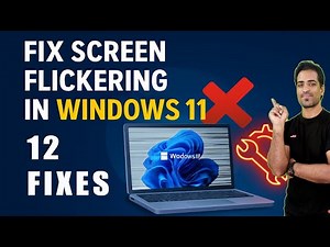 STOP Windows Screen Flickering FAST! (100% Working Fixes) | Fix Laptop Display Glitch