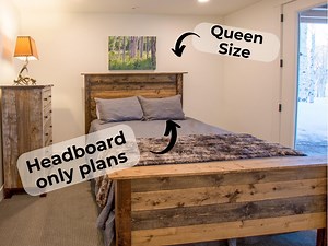 PDF Download- DIY Queen Headboard Plans- DIY Queen Bed- Queen Headboard for Beginners- Woodworking Plans - Etsy