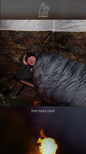 SUPER HOT Tent for Ice-Fishing and Winter Camping