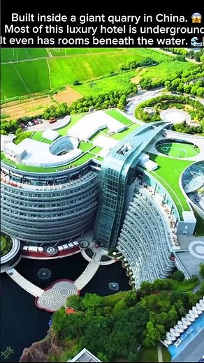 The World’s Most Insane Hotel Is Underground! 😱🏨 #facts #amazingfacts