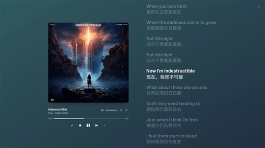 “不复往昔，此生勇往”《Indestructible》（循环）