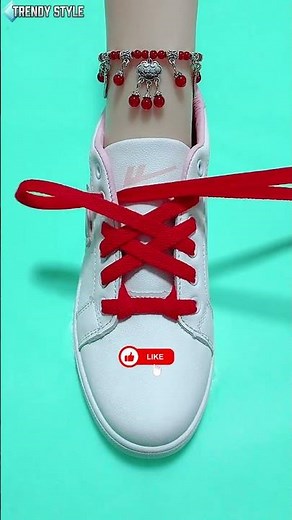 The Ultimate Sleek Lacing Hack! 👟✨ #shoelaces #fashionhacks #sneakerhead
