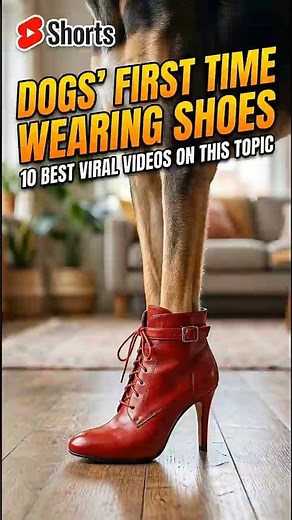 Dogs Wearing Shoes 😂 10 Funniest First Steps Ever! 🐶👟