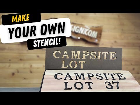 How To Make A Stencil With A Palm Router