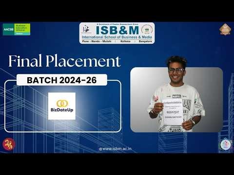 Placement Announcement - BizDateUp | Batch 2024 - 26