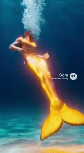 Once the tail has chosen you, it will transform you #foryou #merman #mermaid #trending #shorts