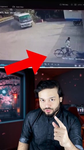 Fact Techz Insights on Instagram: "Scary CCTV: Man Survived the SCARIEST Crash Ever! INSANE Body’s Reflex 🚨😨⚡ #CCTVFootage #AccidentSurvival #CrazyReflexes #IndiaUpdate #SafetyAlert #ViralVideo #mustwatch #viralreels"