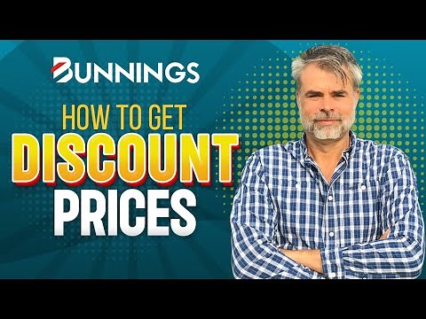 BUNNINGS - How To Get DISCOUNT Prices