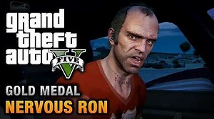 GTA 5 - Mission 19 - Nervous Ron 100% Gold Medal Walkthrough