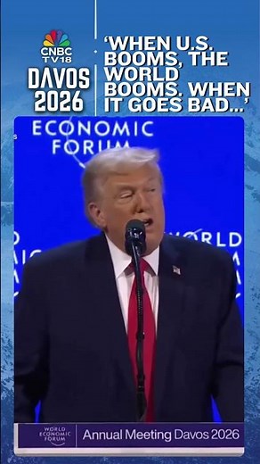 Trump at Davos 2026: 'When America Booms, the World Booms' | WEF | N18G