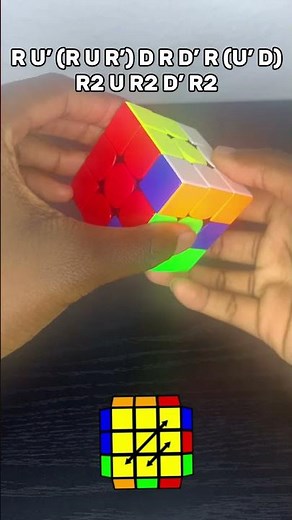 V Perm Algorithm #rubikscube