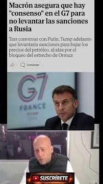 Macron defies Trump and maintains sanctions against Russia. Subscribe @Giresse73