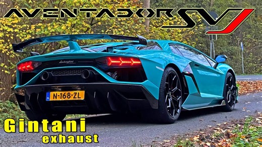 Lamborghini SVJ Gintani 334km/h Autobahn Run