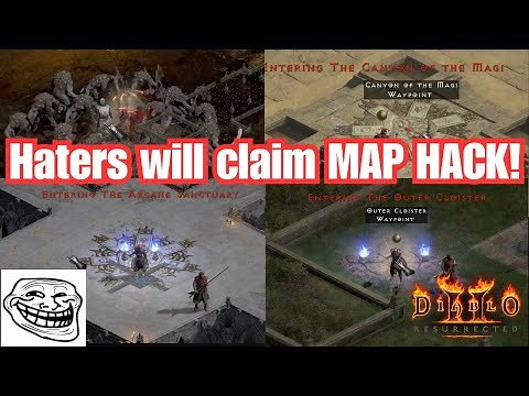 Human Map Tricks for D2R | Haters will claim you use maphack